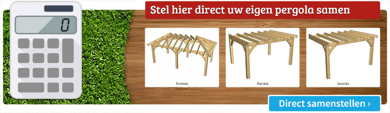 A homeowner builds a sturdy hardwood pergola frame in the garden