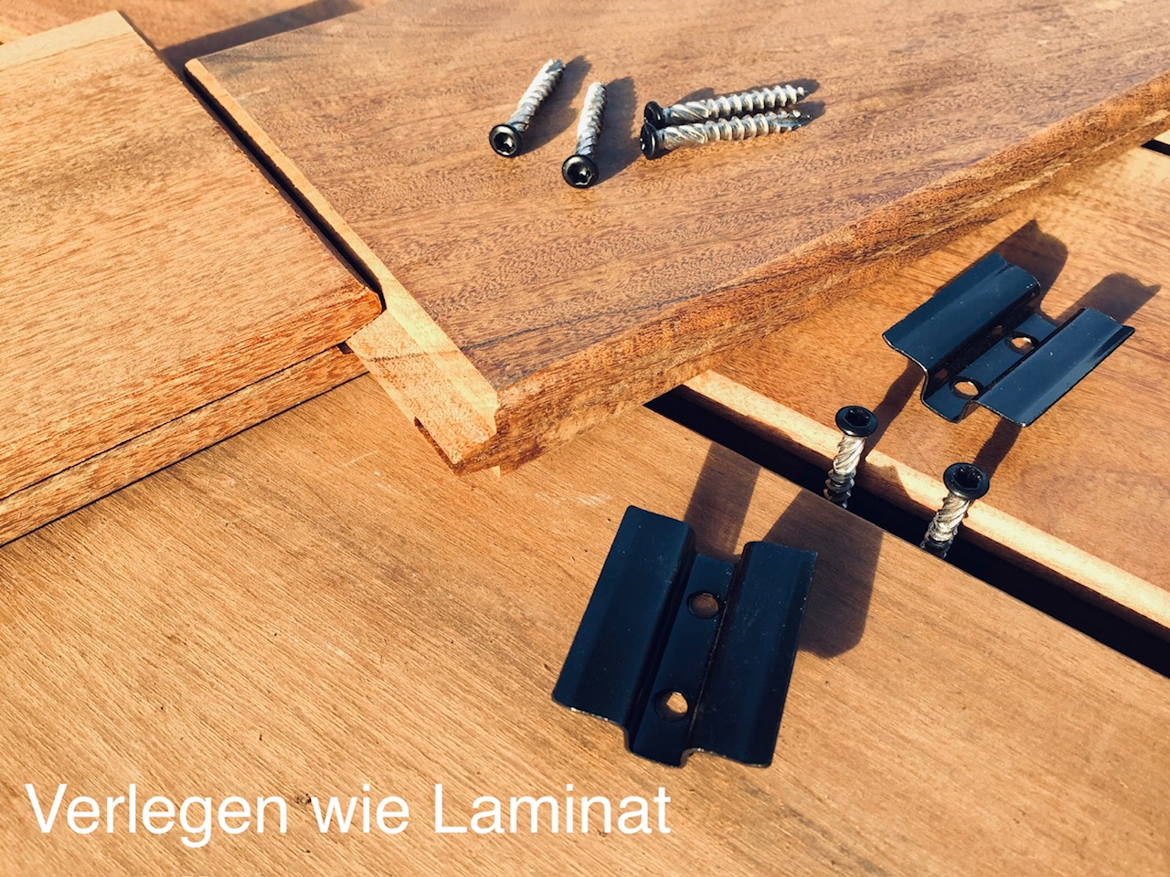 IPE decking boards quick click