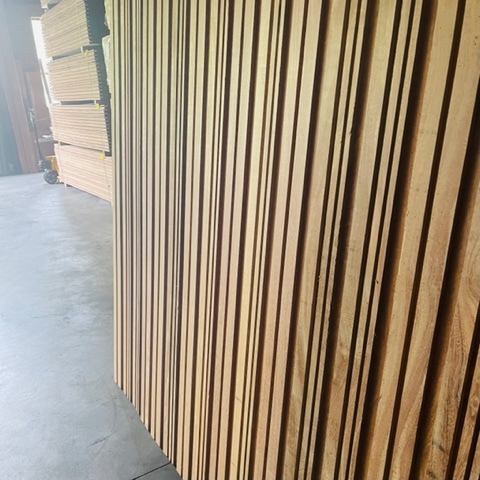 Barcode fence vertical Ipe wood