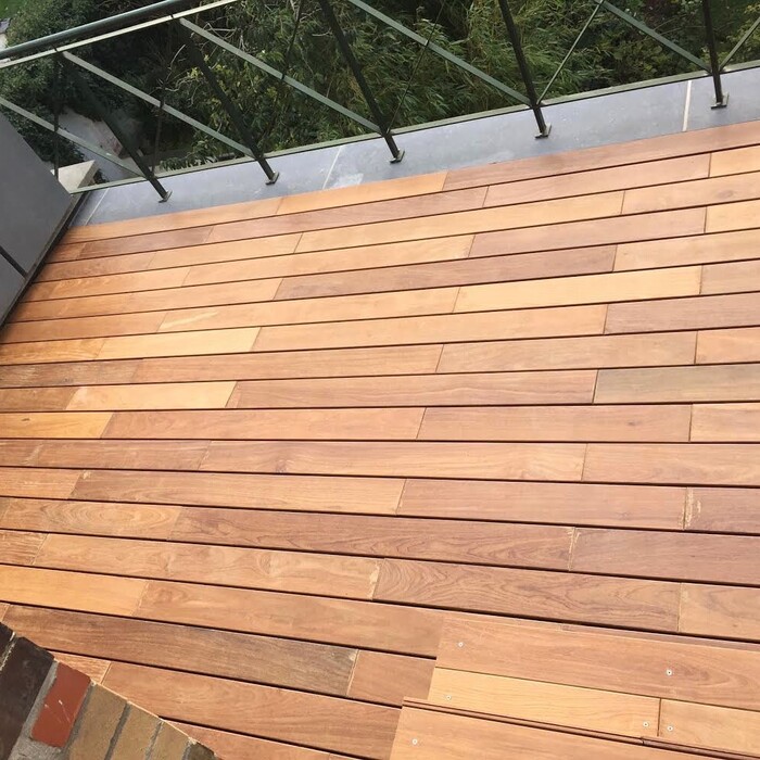 Decking for Invisible and Hidden fasteners ipe wood