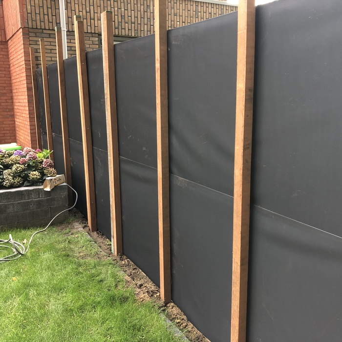 Epdm cloth for your modern lamellae fence
