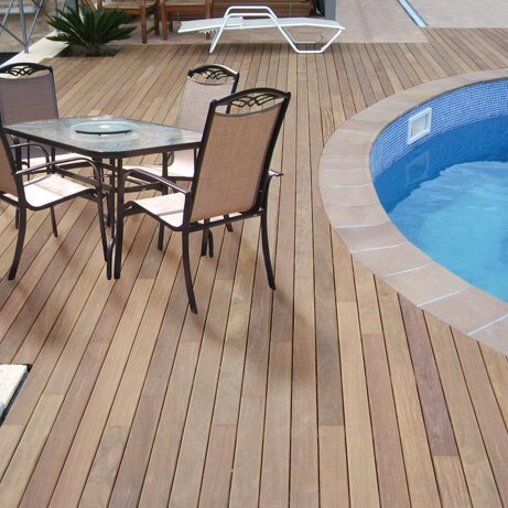 IPE decking 2.1 x 7.0 cm - Click system - Concealed assembly