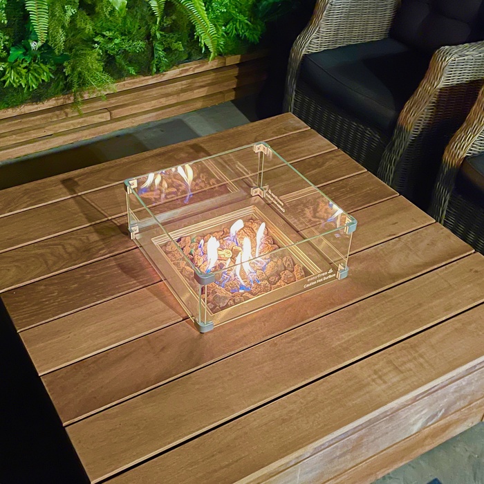 Ipe - firepit table