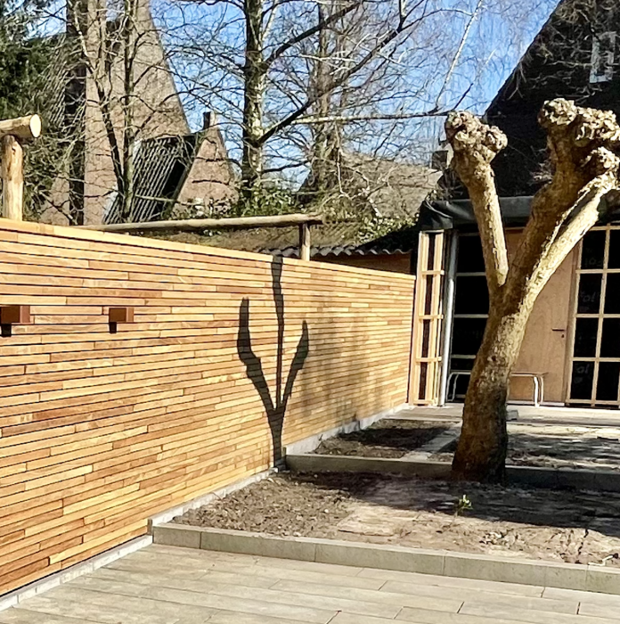 Luxury fence ipe 5.0 cm slat