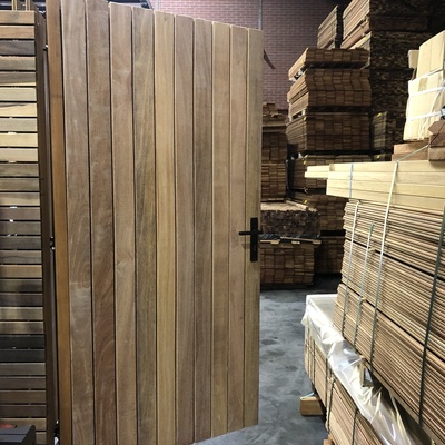 Hardwood IPE Garden gate - 9.0 cm - 2 sides wood
