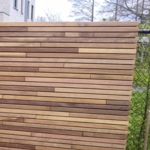 5.0 cm ipe hardwood slats for your modern fence