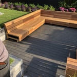 Hardwood seat pit of ipe wood