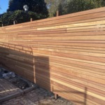 Luxury Ipe Slatted Fencing – Mixed Widths 5, 7 & 9 cm – Contemporary Design