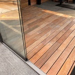 Ipe decking boards with clips made for every terrace