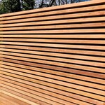 IPE fence modern - 4x4 bars