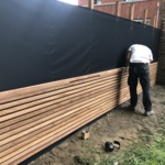 Luxury Ipe Slat Fence | Soundproof & Private