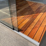 Ipe hardwood decking, fully oiled result 