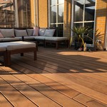 Ipe hardwood Decking with clips 