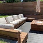 Exclusive garden lounge made from Ipé hardwood