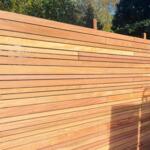 Large stock of FAS-quality Ipé hardwood slats in the Hardwood Discount warehouse.