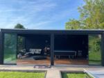 Modern black wooden garden house / mancave made to measure with 2d & 3d construction drawing