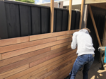 refit your old fence with ipe slats 