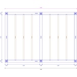 Roof plan modern black veranda Anton