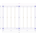 Roof plan modern black veranda Anton