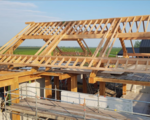 Schuurwoning eiken constructie ambachtelijk en op maat