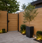 Slatted fencing ipe wood