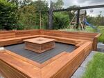 Wooden seating made to measure