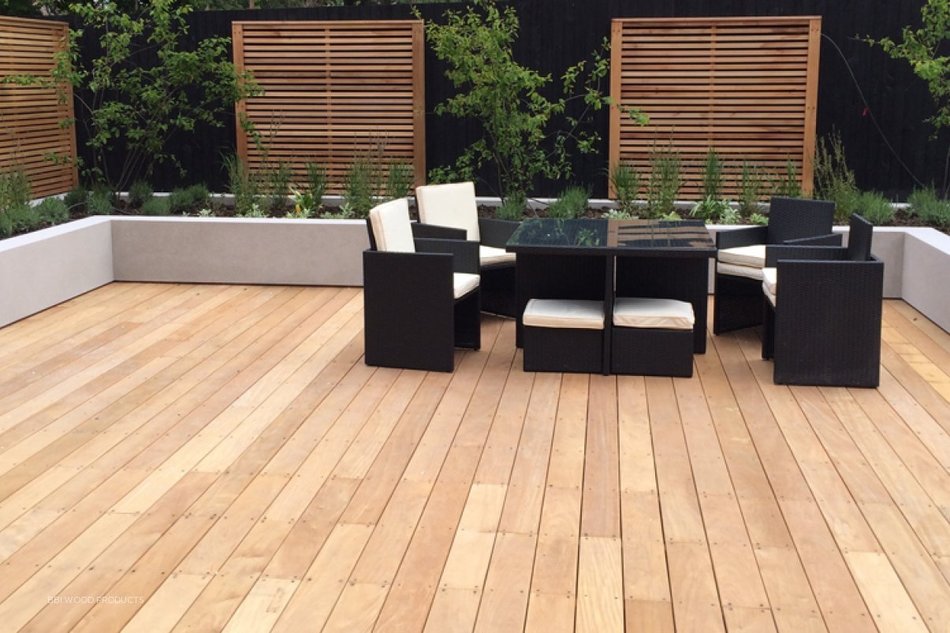 IPE decking hardwood decking 2.1x14.5 cm