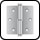 Steel door frame complete with hinges and hinge plates + wood panelling