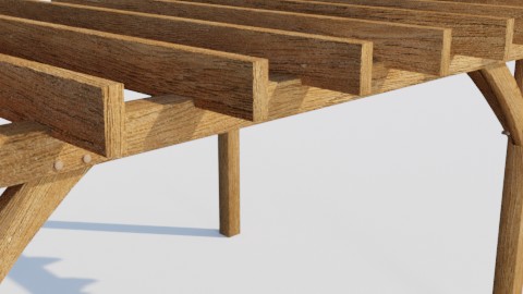 Without intermediate beams